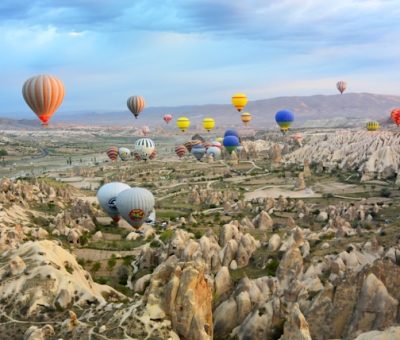 safari en montgolfière