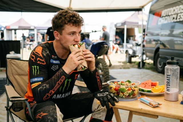 Nutrition pilotes motocross